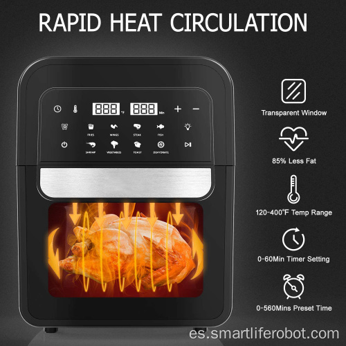 Freidora de aire de pequeños electrodomésticos de cocina moderna 6L